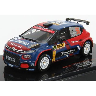 IXO MODELS CITROEN C3 R5 N 56 RALLY CATALUNYA 2019 E.CAMILLI - B.EILLAS - RED BLUE 1/43