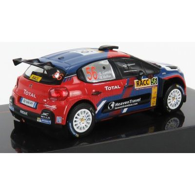 IXO MODELS CITROEN C3 R5 N 56 RALLY CATALUNYA 2019 E.CAMILLI - B.EILLAS - RED BLUE 1/43