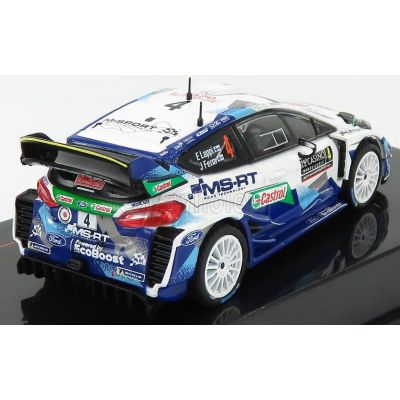 IXO MODELS FORD ENGLAND FIESTA WRC TEAM M-SPORT FORD WRT N 4 4th RALLY MONTECARLO 2020 E.LAPPI - J.FERN - 2 TONE BLUE WHITE 1/43
