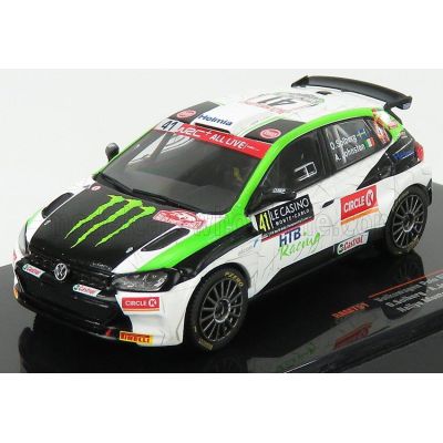 IXO MODELS VOLKSWAGEN POLO GTi R5 N 41 RALLY MONTECARLO 2020 O.SOLBERG - A.JOHNSTON - WHITE BLACK GREEN 1/43