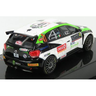 IXO MODELS VOLKSWAGEN POLO GTi R5 N 41 RALLY MONTECARLO 2020 O.SOLBERG - A.JOHNSTON - WHITE BLACK GREEN 1/43
