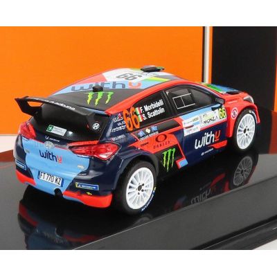 IXO MODELS HYUNDAI i20 R5 TEAM WITHYU N 66 RALLY ACI MONZA 2020 F.MORBIDELLI - S.SCATTOLIN - RED BLACK BLUE 1/43