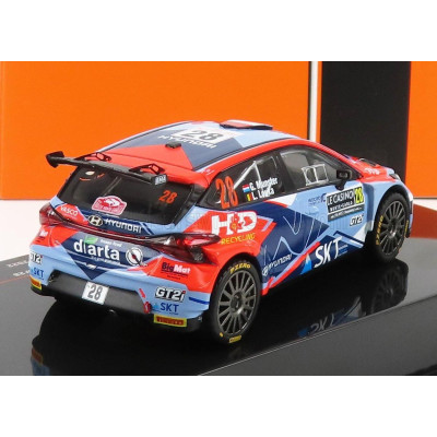 IXO MODELS HYUNDAI i20 N RALLY2 N 28 RALLY MONTECARLO 2022 G.MUNSTER - L.LOUKA - 2 TONE BLUE RED 1/43
