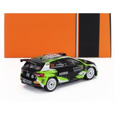 IXO MODELS ŠKODA FABIA RS RALLY2 TEAM TOKSPORT WRT2 N 23 RALLY MONTECARLO 2023 OLIVER SOLBERG - ELLIOT EDMONDSON - BLACK GREEN 1