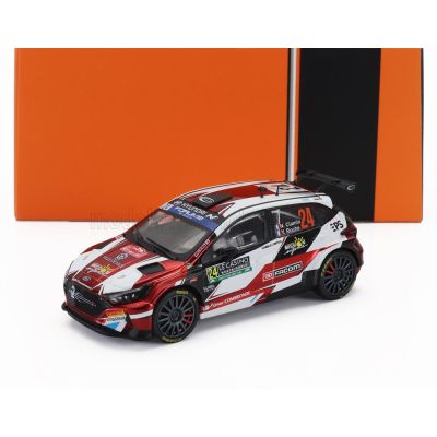 IXO MODELS HYUNDAI i20 N RALLY2 N 24 RALLY MONTECARLO 2024 NICOLAS CIAMIN - YANNICK ROCHE - RED BLACK WHITE 1/43