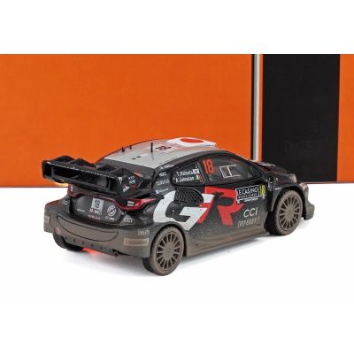 IXO MODELS TOYOTA YARIS GR HYBRID RALLY1 TEAM TOYOTA RACING N 18 RALLY MONTECARLO 2025 AARONH JOHNSTON - TAKAMOTO KATSUKA - BLAC