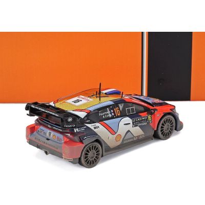 IXO MODELS HYUNDAI i20 N RALLY1 TEAM SHELL MOBIS WRT N 16 3rd RALLY MONTECARLO 2025 ADRIEN FOURMAUX - ALEXANDRE CORIA - 2 TONE B