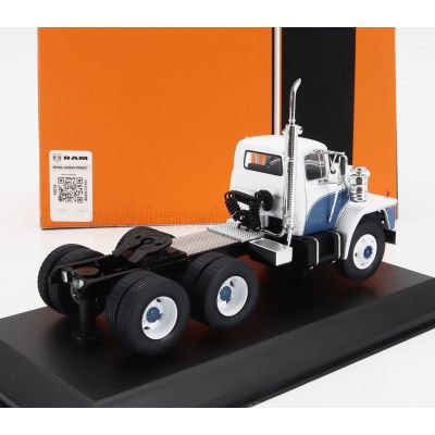IXO MODELS DODGE LCF CT9000 TRACTOR TRUCK 3-ASSI 1965 - WHITE LIGHT BLUE 1/43