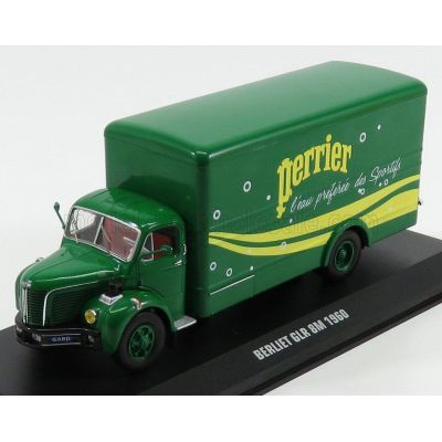 IXO MODELS BERLIET 8M GLR TRUCK PERRIER 1960 - GREEN YELLOW 1/43