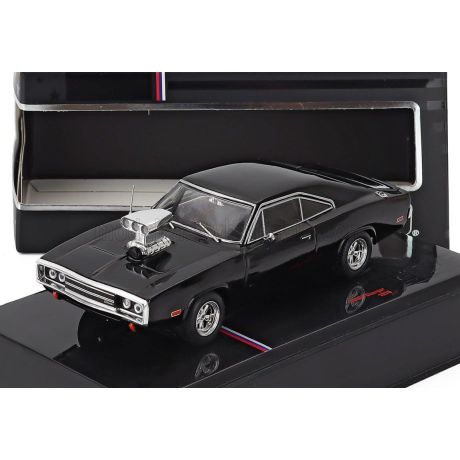 IXO MODELS DODGE CHARGER COUPE 1970 - BLACK 1/43