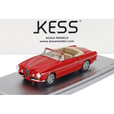 KESS MODEL ALFA ROMEO 1900C SS sn01959 GHIA AIGLE CABRIOLET OPEN 1955 - RED 1/43