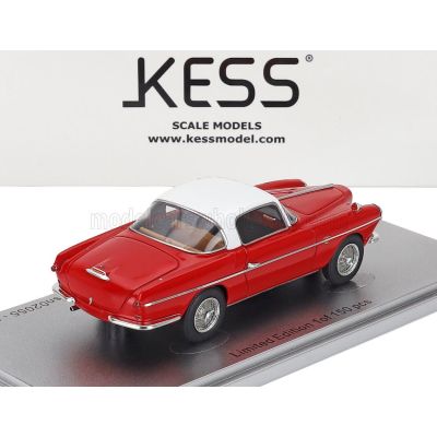 KESS MODEL ALFA ROMEO SZ 1900 GHIA SS sn02055 AIGLE LUGANO COUPE 1957 - RED WHITE 1/43
