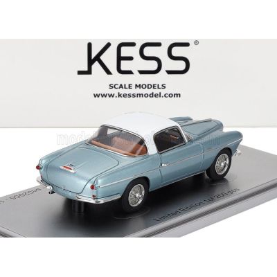 KESS MODEL ALFA ROMEO SZ 1900 GHIA SS sn02055 AIGLE LUGANO COUPE 1957 - LIGHT BLUE MET WHITE 1/43
