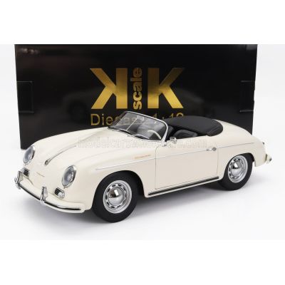 KK SCALE PORSCHE 356A SPEEDSTER 1955 - WHITE 1/12