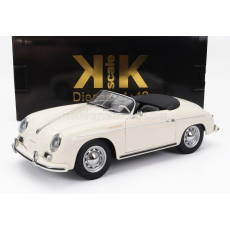 KK SCALE PORSCHE 356A SPEEDSTER 1955 - WHITE 1/12