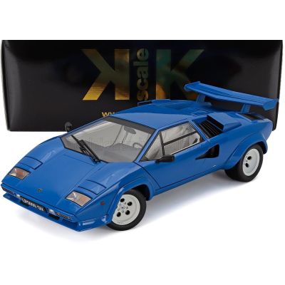 KK SCALE LAMBORGHINI COUNTACH LP 5000S QV 1985 - BLUE 1/12
