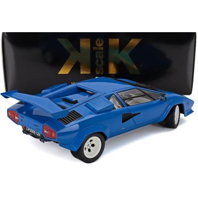 KK SCALE LAMBORGHINI COUNTACH LP 5000S QV 1985 - BLUE 1/12