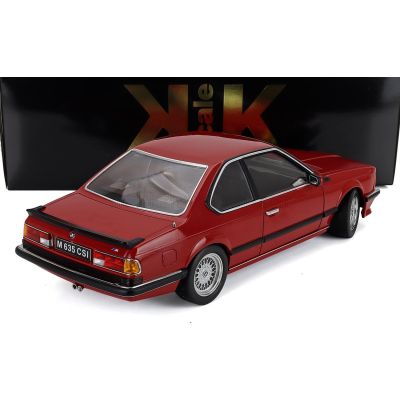 KK SCALE BMW 6-SERIES M635 CSI (E24) COUPE 1987 - RED 1/12