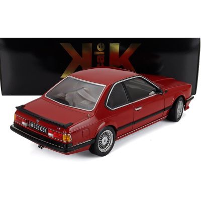 KK SCALE BMW 6-SERIES M635 CSI (E24) COUPE 1987 - CERCHI ALPINA - ALPINA RIMS - RED 1/12