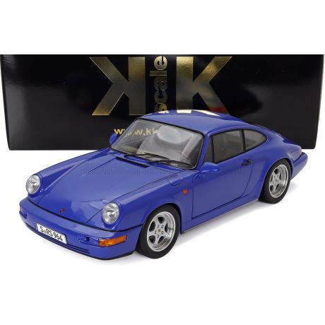 KK SCALE PORSCHE 911 964 RS COUPE 1992 - CERCHI SPEEDLINE - SPEEDLINE RIMS - BLUE 1/12