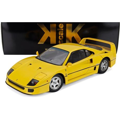 KK SCALE FERRARI F40 1987 - YELLOW 1/12