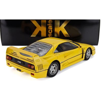 KK SCALE FERRARI F40 1987 - YELLOW 1/12