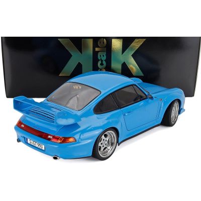 KK SCALE PORSCHE 911 993 GT2 COUPE 1996 - CERCHI SPEEDLINE - SPEEDLINE RIMS - LIGHT BLUE 1/12