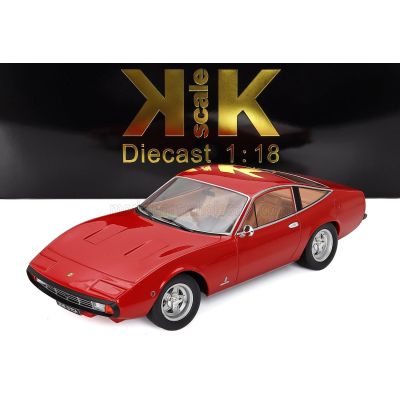 KK SCALE FERRARI 365 GTC4 COUPE 1971 - RED 1/18