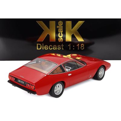 KK SCALE FERRARI 365 GTC4 COUPE 1971 - RED 1/18
