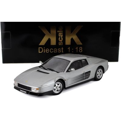 KK SCALE FERRARI TESTAROSSA 1986 - SILVER 1/18