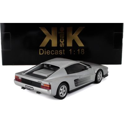 KK SCALE FERRARI TESTAROSSA 1986 - SILVER 1/18