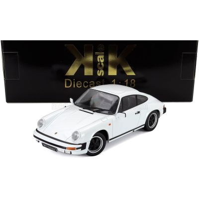 KK SCALE PORSCHE 911 CARRERA COUPE 1983 - WHITE 1/18