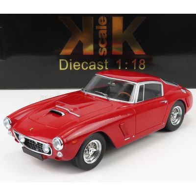 KK SCALE FERRARI 250GT SWB 3.0L V12 COUPE COMPETIZIONE 1961 - RED 1/18