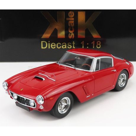 KK SCALE FERRARI 250GT SWB 3.0L V12 COUPE COMPETIZIONE 1961 - RED 1/18
