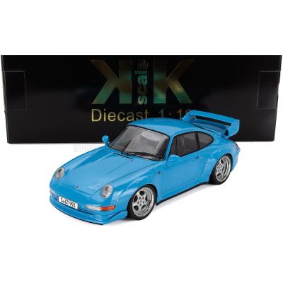 KK SCALE PORSCHE 911 993 GT2 COUPE 1996 - CERCHI SPEEDLINE - SPEEDLINE RIMS - LIGHT BLUE 1/18