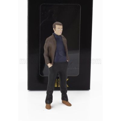 KK SCALE FIGURES STEVE MAN - CAR NOT INCLUDED - BLUE BLACK BROWN 1/18