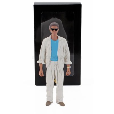 KK SCALE FIGURES SUNNY STANDING FOR FERRARI TESTAROSSA MKI MONODADO MONOSPECCHIO USA VERSION 1984 - WHITE LIGHT BLUE 1/12
