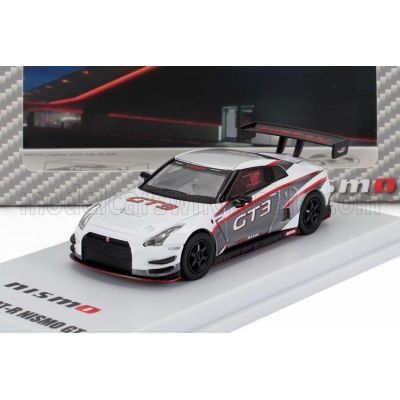 KYOSHO NISSAN SKYLINE GT-R (R35) GT3 NISMO PRESENTATION 2022 - WHITE GREY 1/64