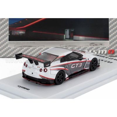 KYOSHO NISSAN SKYLINE GT-R (R35) GT3 NISMO PRESENTATION 2022 - WHITE GREY 1/64
