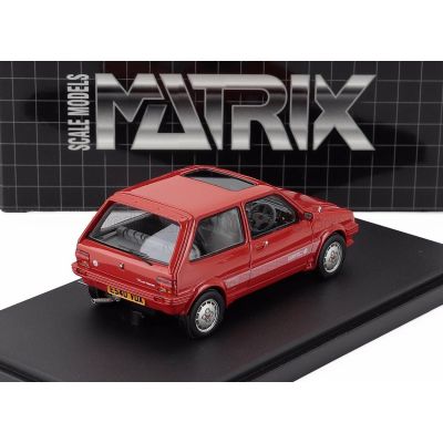 MATRIX SCALE MODELS MG METRO TURBO 1985 - RED 1/43