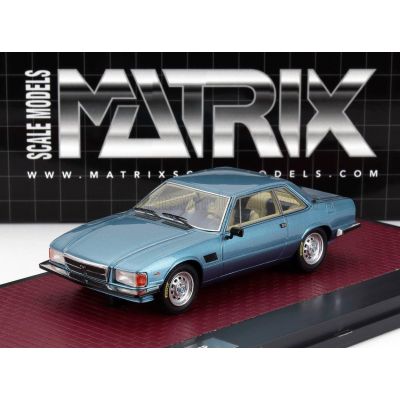 MATRIX SCALE MODELS DE TOMASO LONGCHAMP 1972 - BLUE MET 1/43