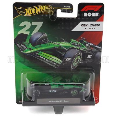 MATTEL HOT WHEELS SAUBER F1  C45 TEAM STAKE KICK N 27 SEASON 2025 NICO HULKENBERG - GREEN BLACK 1/64