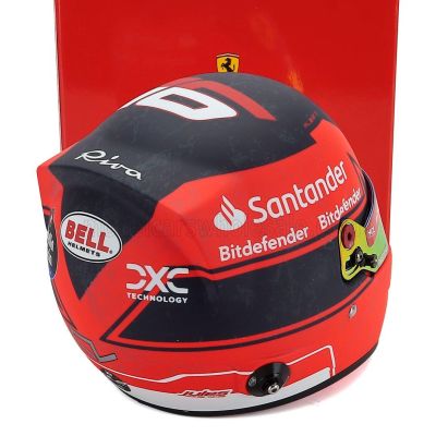 MINI HELMET BELL HELMET F1  CASCO HELMET CHARLES LECLERC TEAM SCUDERIA FERRARI SF-23 CANADA GP 2023 - GILLES VILLENEUVE LIVERY T