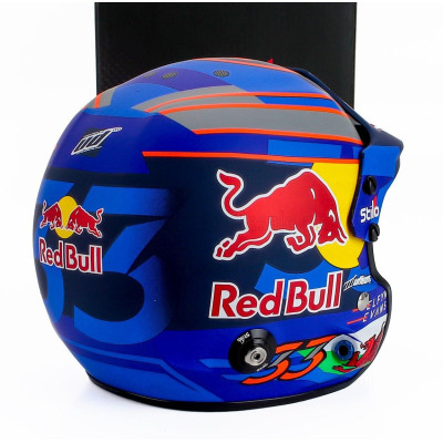 MINI HELMET STILO HELMET CASCO HELMET ELFYN EVANS TEAM TOYOTA YARIS GR RALLY1 HYBRID GAZOO RACING WRT RALLY SEASON 2024 - BLUE R