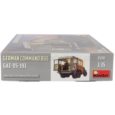 MINIART GAZ 05-193 BUS TRUCK GERMAN COMMAND MILITARY 3-ASSI 1946 1/35