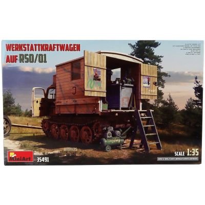 MINIART CARRIER AUF R50/01 TRUCK WERKSTATTKRAFTWAGEN CINGOLATO MILITARY 1941 1/35