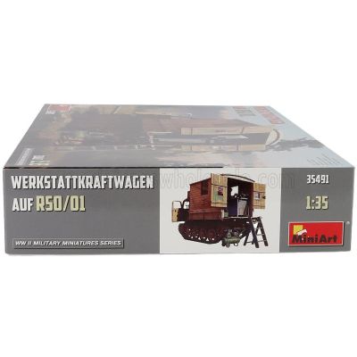 MINIART CARRIER AUF R50/01 TRUCK WERKSTATTKRAFTWAGEN CINGOLATO MILITARY 1941 1/35