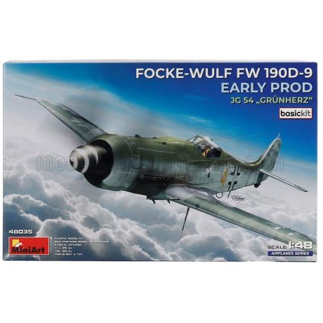 MINIART FOCKE WULF FW 190D-9 JG 54 GRUNHERZ MILITARY AIRPLANE 1944 1/48