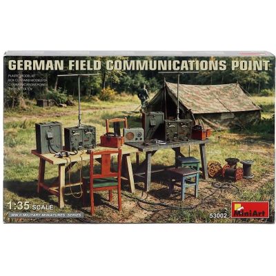 MINIART ACCESSORIES GERMAN FIELD COMMUNICATIONS MILITARY POINT 1/35