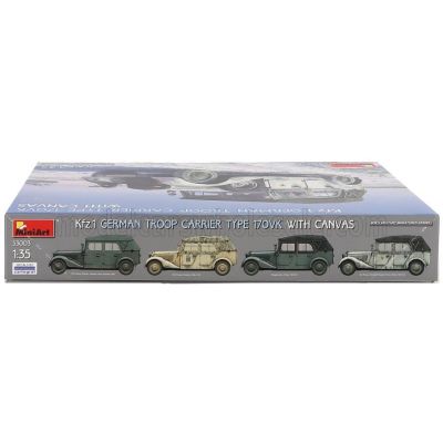 MINIART MERCEDES BENZ 170VK TYPE GERMAN TROOP CARRIER WITH CANVAS MILITARY 1936 1/35